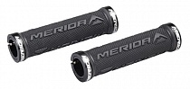 Велосипедные  Грипсы с замком Merida Double Lock Softer, Gel padding 130mm Black	